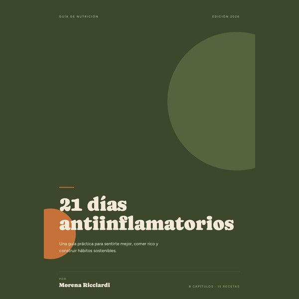 Guía Antiinflamatoria 21 Días: Menú Semanal con Recetas Fáciles y Económicas