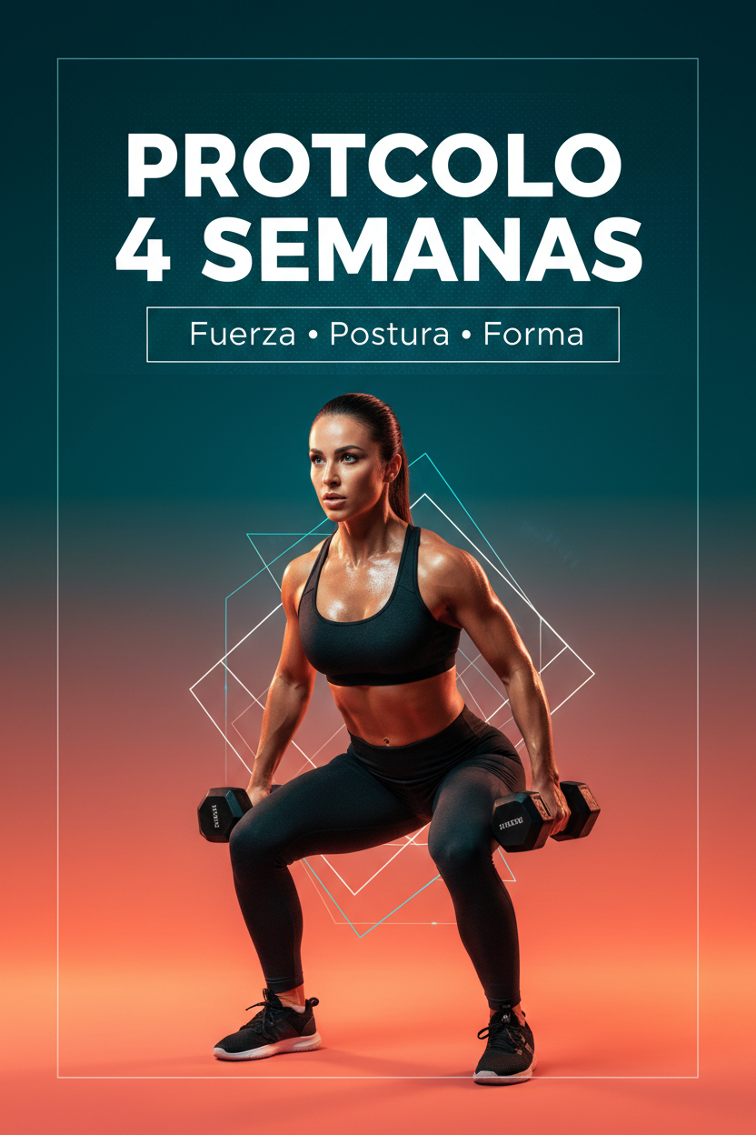 Protocolo 4 Semanas — Fuerza, Postura y Forma