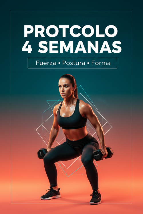 Protocolo 4 Semanas — Fuerza, Postura y Forma
